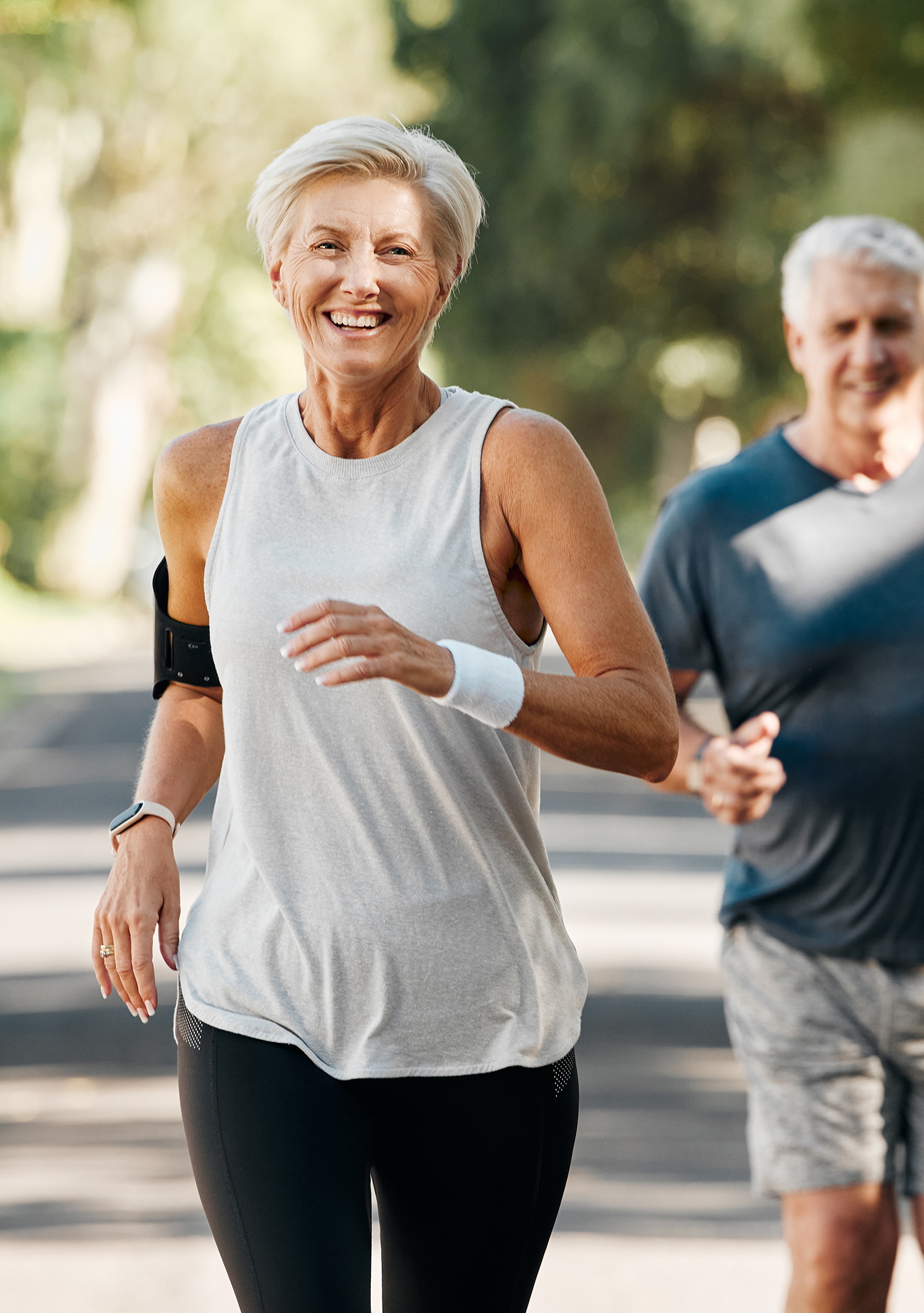 Couple jogging for a healthy lifestyle